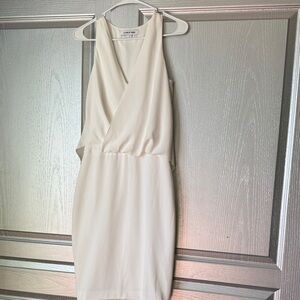 Elizabeth and James Ivory Surplice Mini Dress Elizabeth and James dress